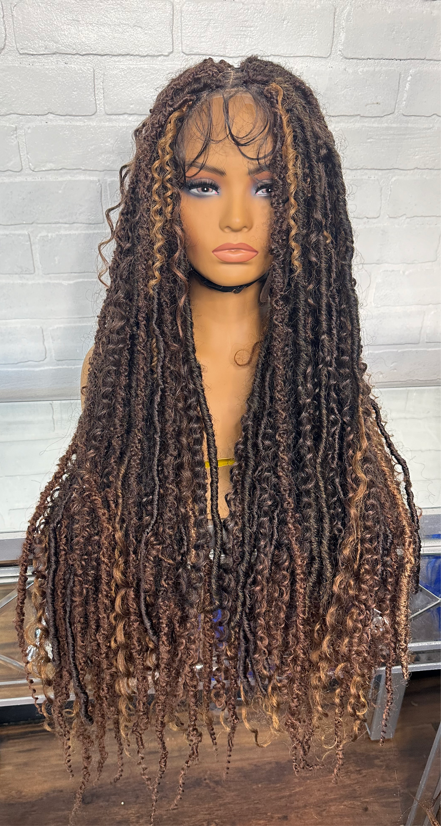 Synthetic Goddess Loc Wig Unit