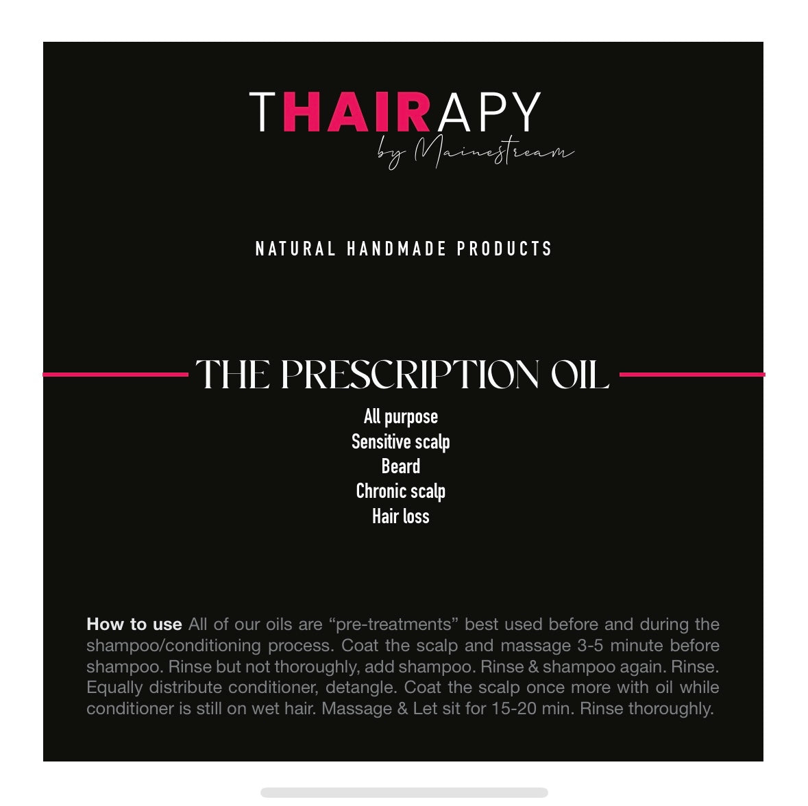 The Prescription Oil Beard Treatment