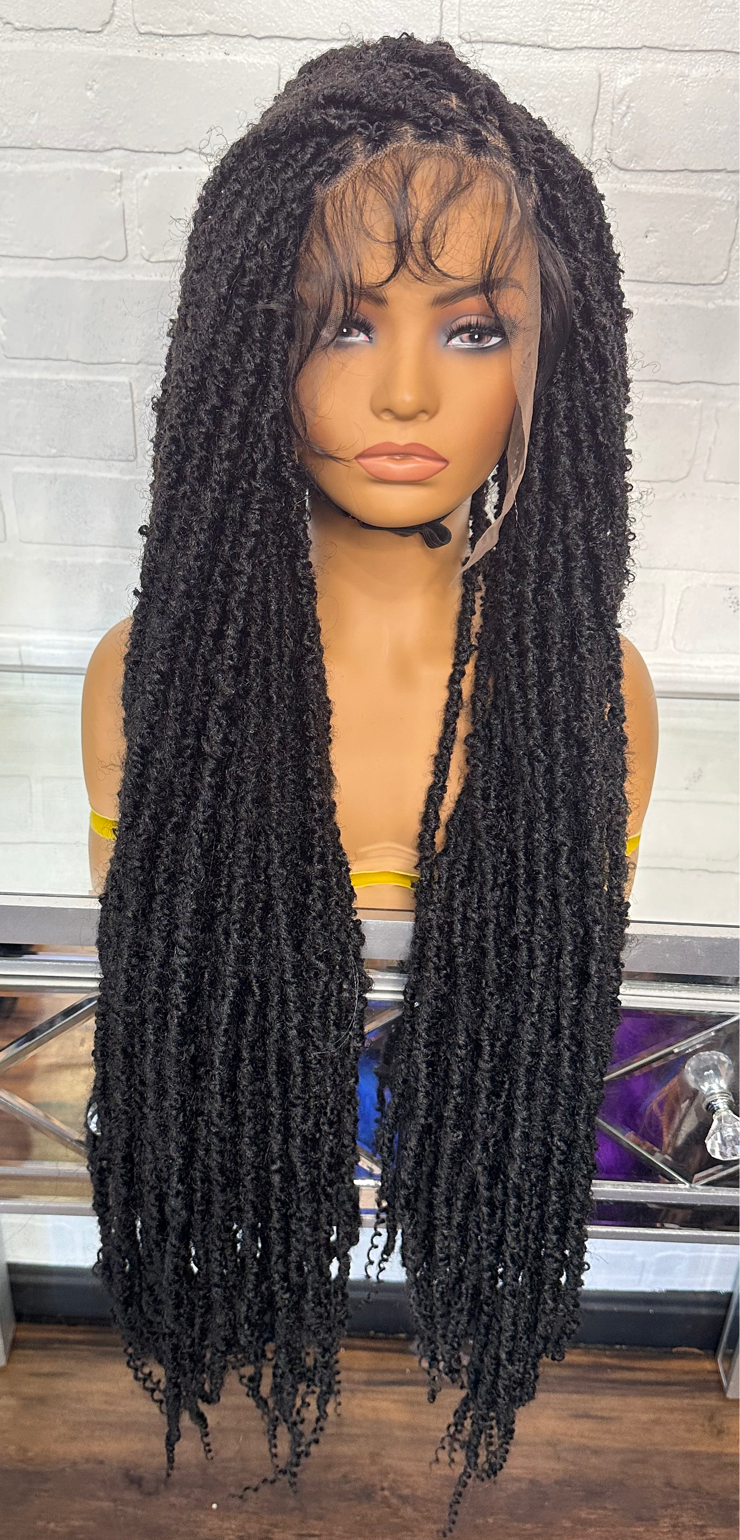 Synthetic Goddess Locs Wig Unit